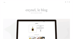 Desktop Screenshot of blog.oxynel.com